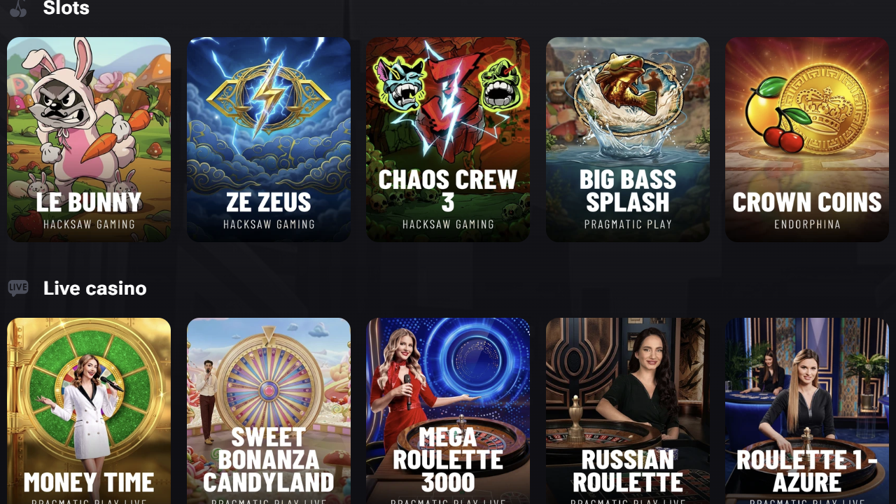 vegabet games