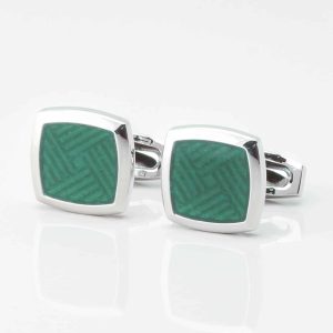Green Cufflinks